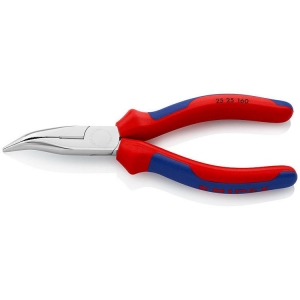 Knipex 25 25 160 Pliers Side Cutting Snipe Nose Side Cutter Bent Nose chrome-pla